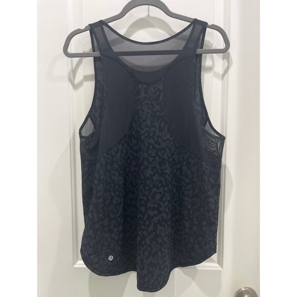 Lululemon Sculpt Tank II Formation Camo Deep Coal Multi / Black Sz 8 / 10 - Picture 6 of 8